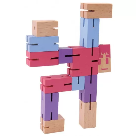 Joc logic 3D puzzle figurina violet Joc logic 3D puzzle figurina violet