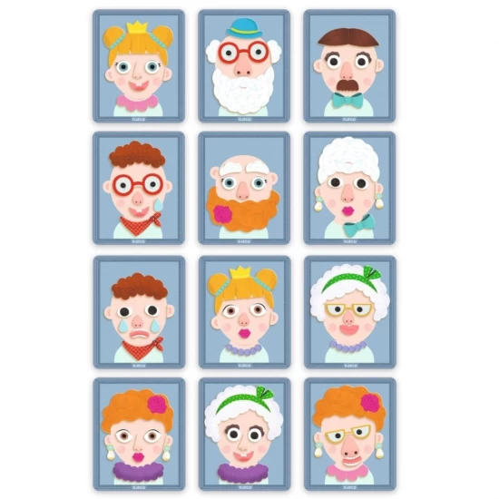 Joc magnetic creativ Portrete Djeco
