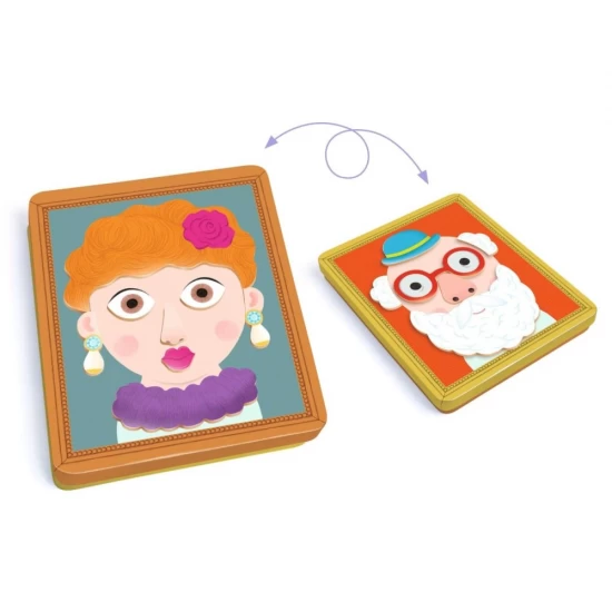 Joc magnetic creativ Portrete Djeco