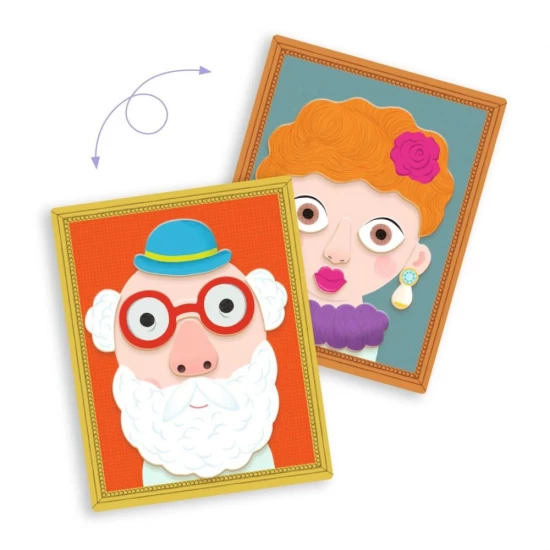 Joc magnetic creativ Portrete Djeco
