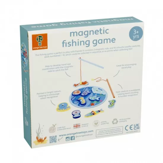 Joc magnetic de pescuit Orange Tree Toys Joc magnetic de pescuit Orange Tree Toys