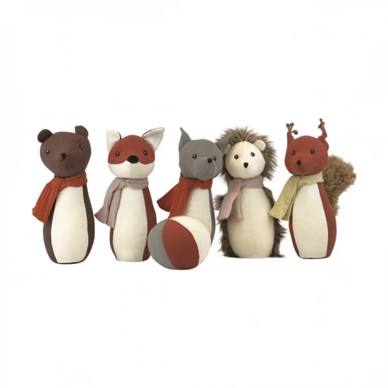 Joc popice Animale din padure Egmont Toys Joc popice Animale din padure Egmont Toys