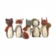 Joc popice Animale din padure Egmont Toys Joc popice Animale din padure Egmont Toys
