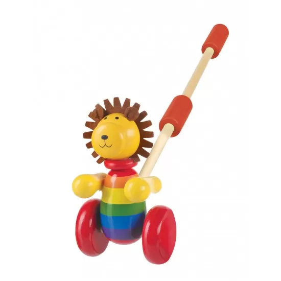 Jucarie de impins leu, Orange Tree Toys Jucarie de impins leu, Orange Tree Toys
