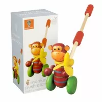 Jucarie de impins maimutica Orange Tree Toys