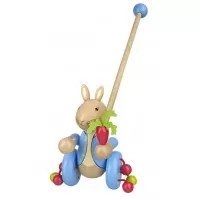 Jucarie de impins Peter Rabbit Orange Tree Toys