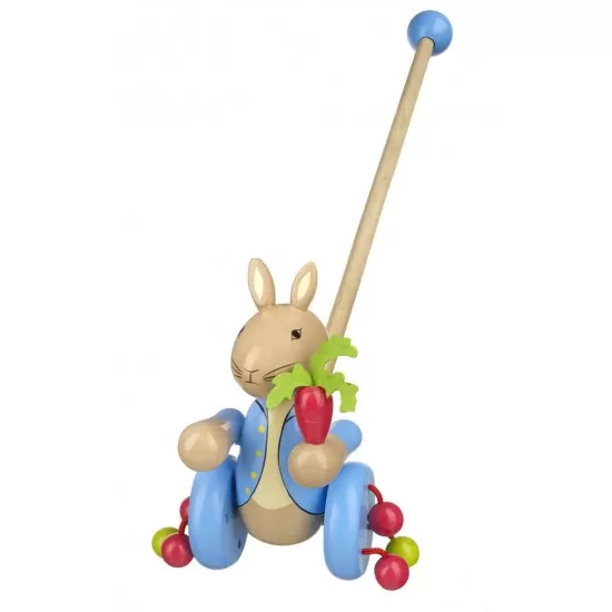 Jucarie de impins Peter Rabbit Orange Tree Toys Jucarie de impins Peter Rabbit Orange Tree Toys