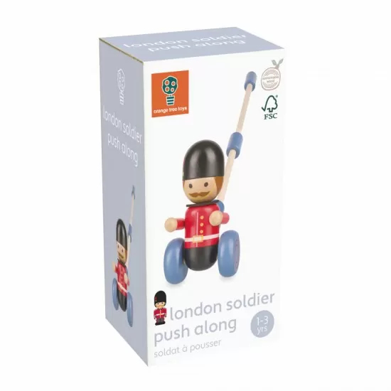 Jucarie de impins soldat londonez Orange Tree Toys Jucarie de impins soldat londonez Orange Tree Toys