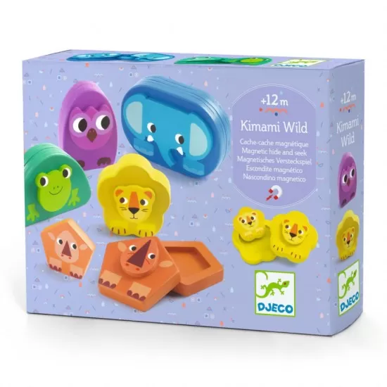 Jucarie educativa bebe educativa Kimami Wild Djeco Jucarie educativa bebe educativa Kimami Wild Djeco