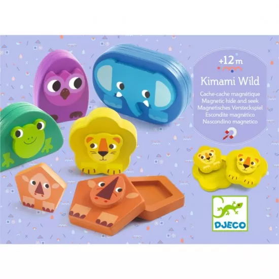 Jucarie educativa bebe educativa Kimami Wild Djeco Jucarie educativa bebe educativa Kimami Wild Djeco