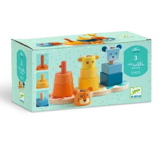 Jucarie educativa bebe MultiStack Djeco Jucarie educativa bebe MultiStack Djeco