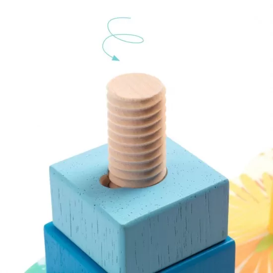 Jucarie educativa bebe MultiStack Djeco Jucarie educativa bebe MultiStack Djeco