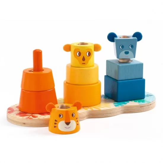 Jucarie educativa bebe MultiStack Djeco Jucarie educativa bebe MultiStack Djeco