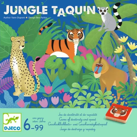 Joc de societate Jungle Taquin Djeco Joc de societate Jungle Taquin Djeco