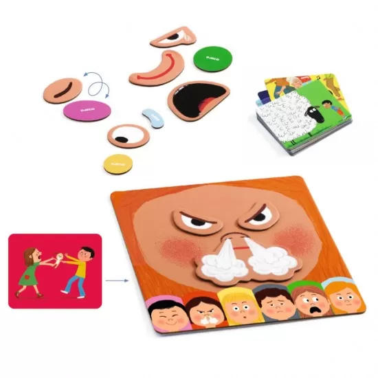 Joc educativ Emotico Djeco Joc educativ Emotico Djeco