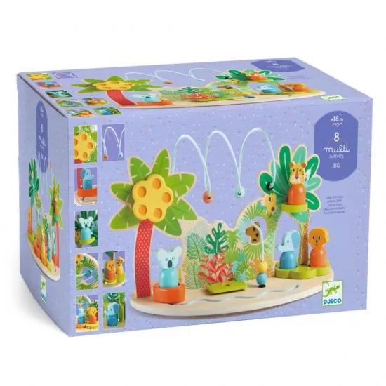 Jucarie multifunctionala bebe Multi Big Djeco Jucarie multifunctionala bebe Multi Big Djeco