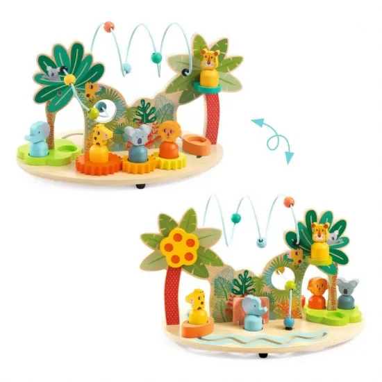 Jucarie multifunctionala bebe Multi Big Djeco Jucarie multifunctionala bebe Multi Big Djeco
