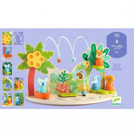 Jucarie multifunctionala bebe Multi Big Djeco Jucarie multifunctionala bebe Multi Big Djeco