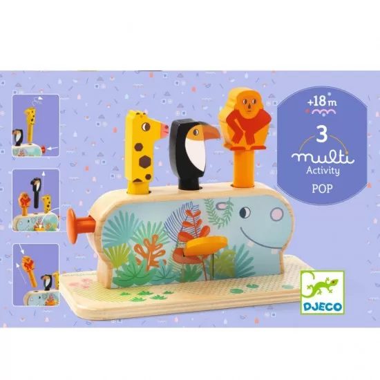 Jucarie pop-up multi activity Djeco Jucarie pop-up multi activity Djeco