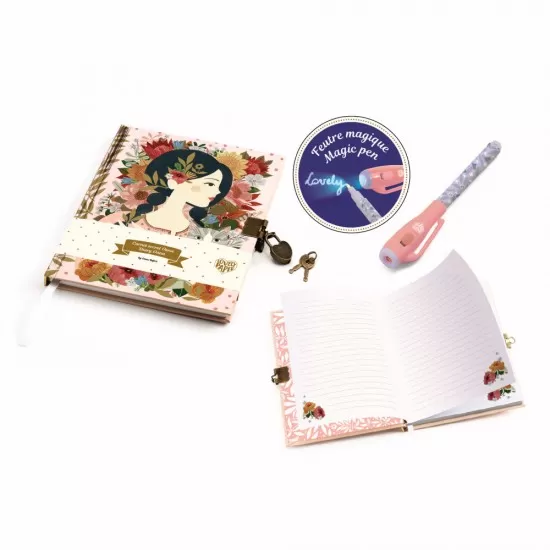 Jurnal secret Djeco cu pix magic Jurnal secret Djeco cu pix magic