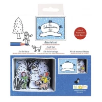 Kit creativ Joaca in padure iarna Fridolin