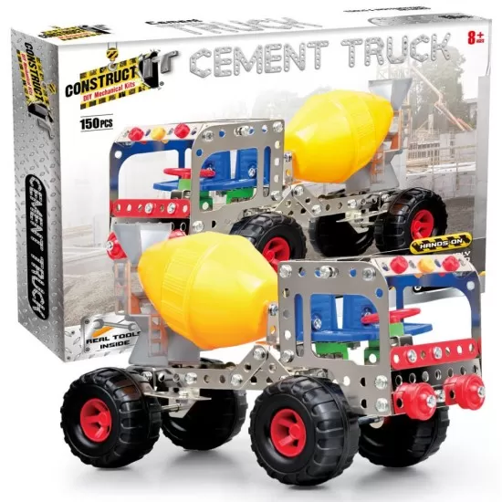 Kit constructie STEM Betoniera, nivel intermediar, 150 piese