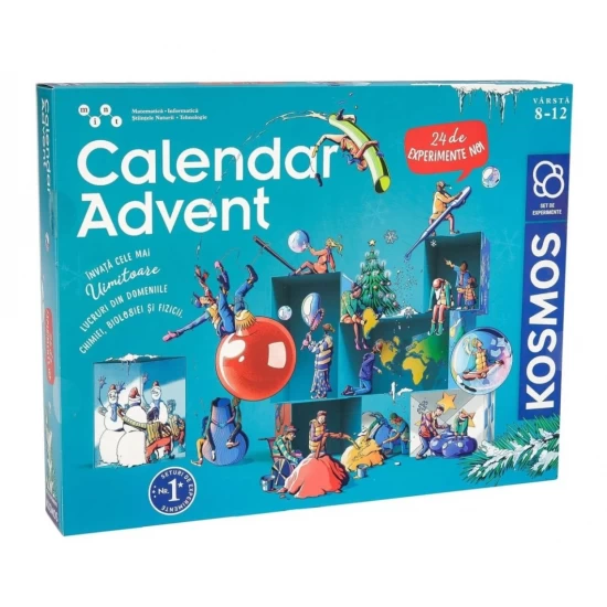 Kit STEM Calendarul stiintific de Advent, Thames & Kosmos, +8 ani
