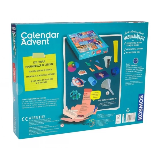 Kit STEM Calendarul stiintific de Advent, Thames & Kosmos, +8 ani