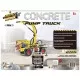Kit constructie STEM Camion cu pompa pentru turnat ciment, nivel avansat, 398 piese