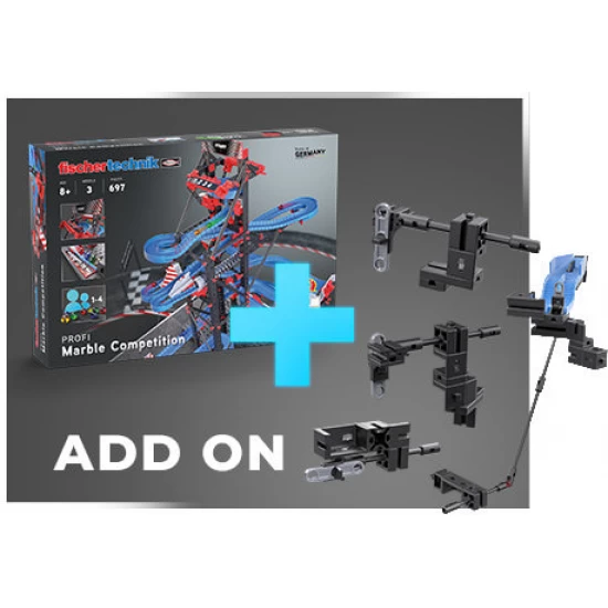 Kit STEM Completare pentru Cursa cu bile metalice - Intrecerea Fischertechnik Kit STEM Completare pentru Cursa cu bile metalice - Intrecerea Fischertechnik