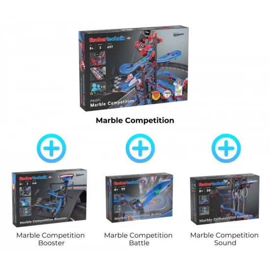 Kit STEM Completare pentru Cursa cu bile metalice - Intrecerea Fischertechnik Kit STEM Completare pentru Cursa cu bile metalice - Intrecerea Fischertechnik