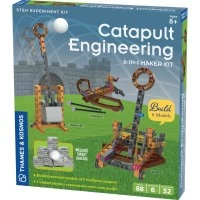 Kit STEM Construieste catapulte, Thames & Kosmos, 88 piese