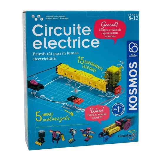 Kit STEM Construieste circuite electrice, 64 piese, Thames & Kosmos, +8 ani