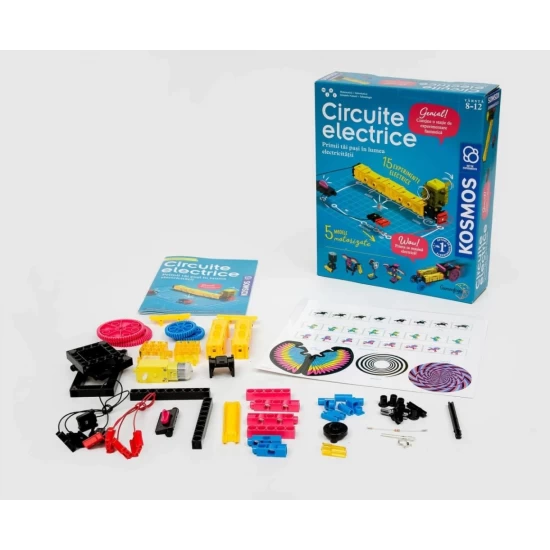 Kit STEM Construieste circuite electrice, 64 piese, Thames & Kosmos, +8 ani
