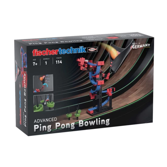 Kit STEM Construieste si joaca Ping Pong Bowling Fischertechnik 114 piese Kit STEM Construieste si joaca Ping Pong Bowling Fischertechnik 114 piese