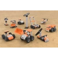 Kit constructie STEM 10 modele interactive Junior Max, Fischertechnik, +5 ani