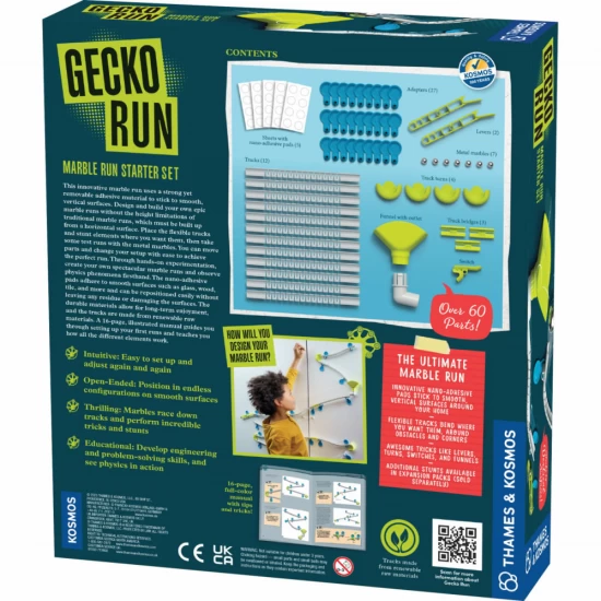 Kit constructie STEM Cursa cu obstacole cu bila metalica pentru incepatori Thames & Kosmos Kit constructie STEM Cursa cu obstacole cu bila metalica pentru incepatori Thames & Kosmos