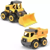 Kit STEM de construit Vehicule de santier 2 in 1, 40 piese