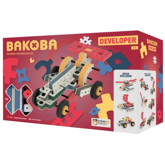 Kit constructie STEM Developer Bakoba 49 piese Kit constructie STEM Developer Bakoba 49 piese