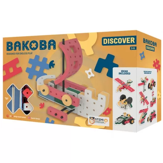 Kit STEM Discover Bakoba 38 piese Kit STEM Discover Bakoba 38 piese