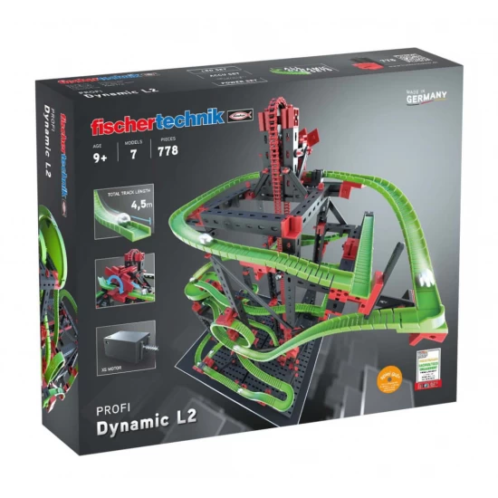 Kit STEM Dynamic L2, Fischertechnik, 780 piese Kit STEM Dynamic L2, Fischertechnik, 780 piese