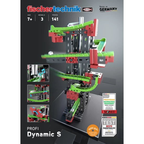 Kit constructie STEM Dynamic S, Fischertechnik, 140 piese Kit constructie STEM Dynamic S, Fischertechnik, 140 piese