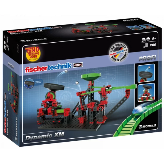 Kit STEM Dynamic XM, Fischertechnik, 280 piese