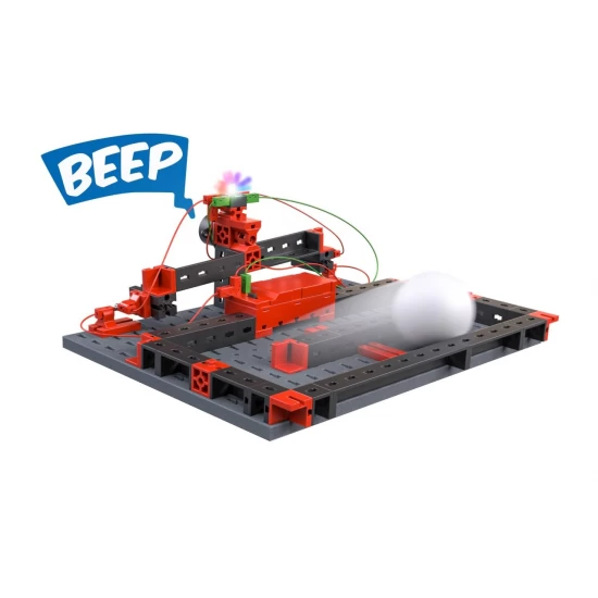 Kit constructie STEM E-tec, Fischertechnik, 112 piese Kit constructie STEM E-tec, Fischertechnik, 112 piese