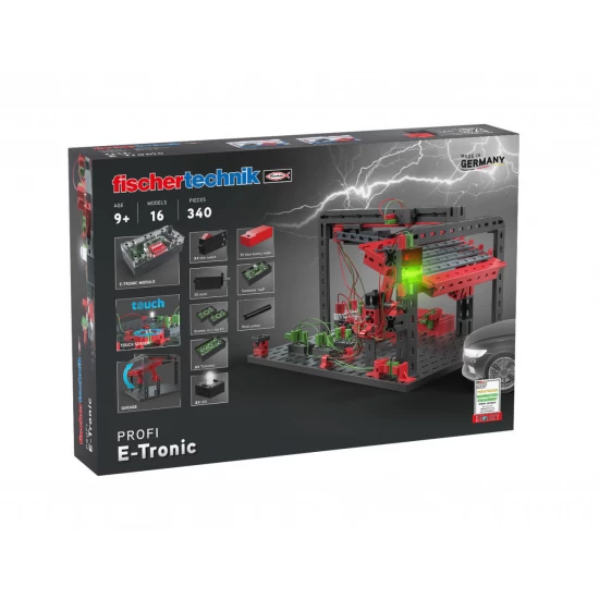 Kit STEM E-Tronic, Fischertechnik, 340 piese Kit STEM E-Tronic, Fischertechnik, 340 piese