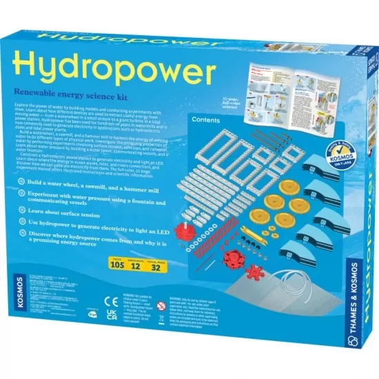Kit STEM Energie hidroelectrica, Thames & Kosmos, 105 piese Kit STEM Energie hidroelectrica, Thames & Kosmos, 105 piese