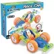 Kit constructie STEM Flexible Automobil de curse 60 piese Kit constructie STEM Flexible Automobil de curse 60 piese
