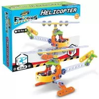 Kit constructie STEM Flexible Elicopter 79 piese