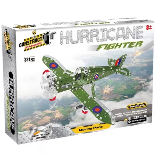 Kit constructie STEM Huricane fighter, nivel avansat, 331 piese