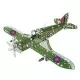 Kit constructie STEM Huricane fighter, nivel avansat, 331 piese